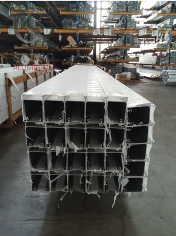 Aluminium Profiles Stacked
